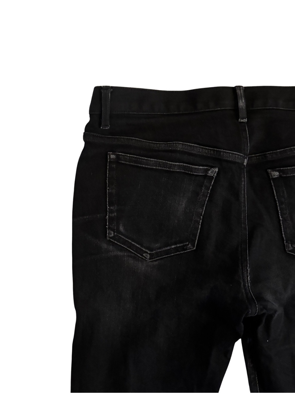 A.P.C. Men's Black Slim Jeans with Subtle Fade - Picture 5 of 6